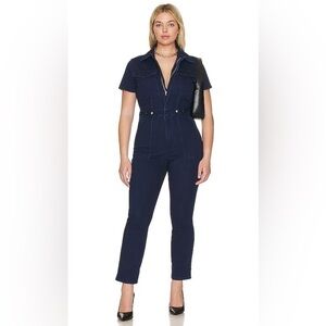 Good American Blue Denim Jumpsuit 6 3X 22/24